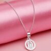 virgin mary guadalupe necklace 925 sterling silver