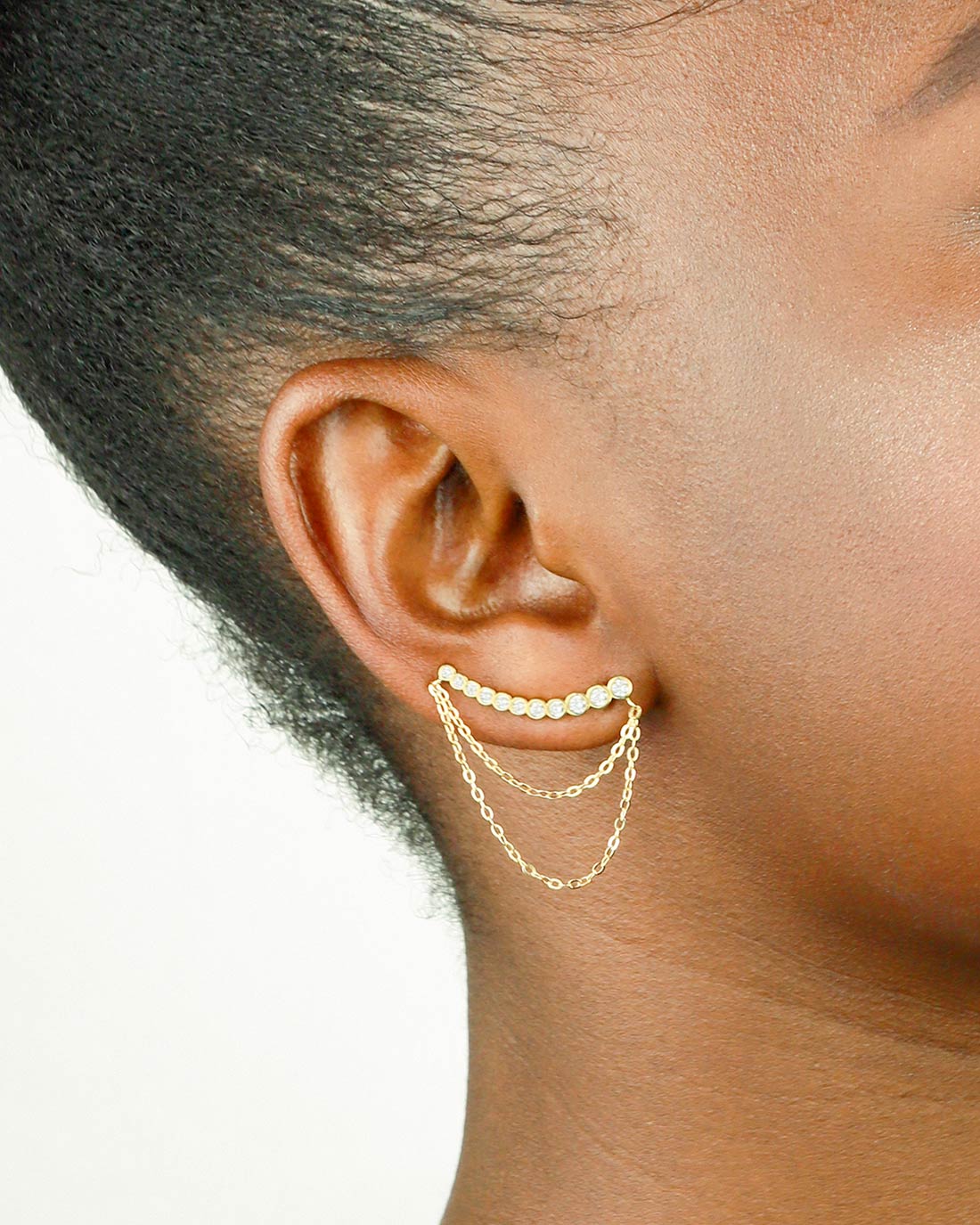 earcrawler earrings gold vermeil 24k