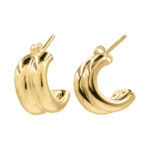 statement earrings gold vermeil 24 k 925 silver