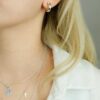 silver hoop earrings for women