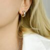 thick hoop earrings silver 925 hypoallergenic