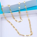 thick link chain gold 925 silver