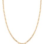 valentino link chain 40 cm gold vermeil