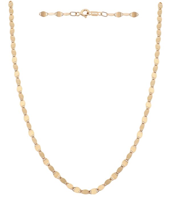 valentino link chain 40 cm gold vermeil