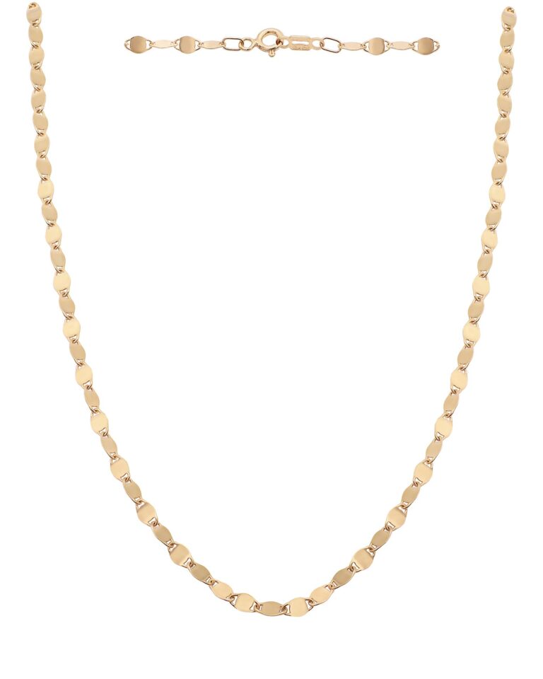 valentino link chain 40 cm gold vermeil